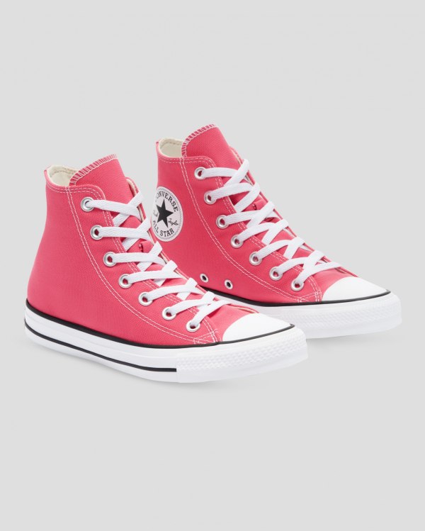 Converse Chuck Taylor All Star Seasonal Colour Lyserød Sko Danmark - Converse Høje Sneakers Herre -